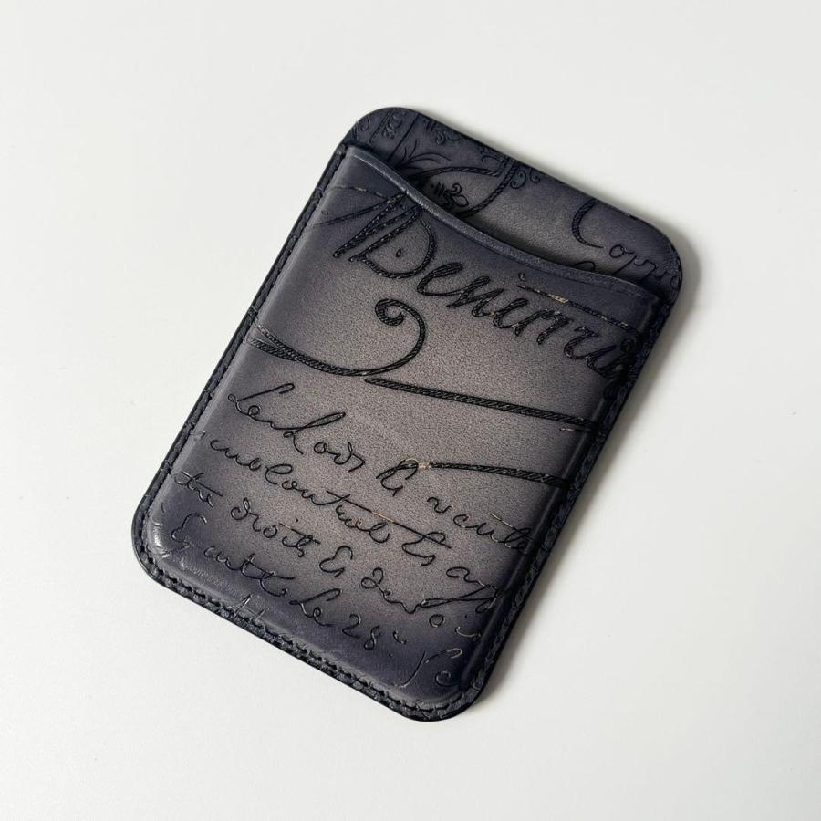 BERLUTI ベルルッティ マグネット カードケース カリグラフィー レザー