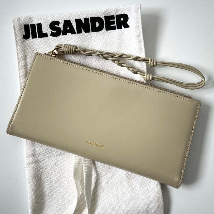 JIL SANDER（ジルサンダー） タングル 二つ折り 長財布 レザー