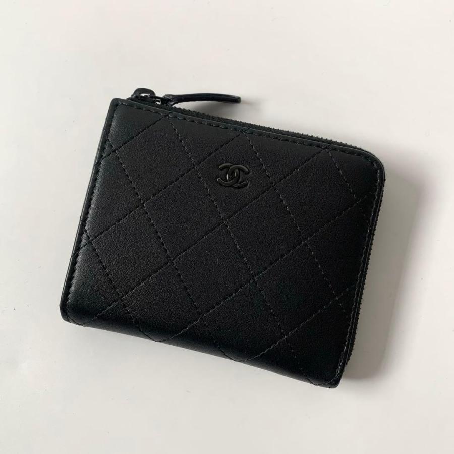 CHANEL（シャネル） マトラッセ L字ファスナー ココマーク コンパクト