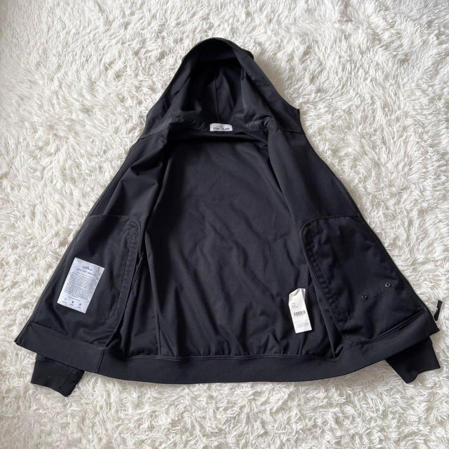 ストーンアイランド LIGHT SOFT SHELL-R ブラック XLサイズ ナイロン