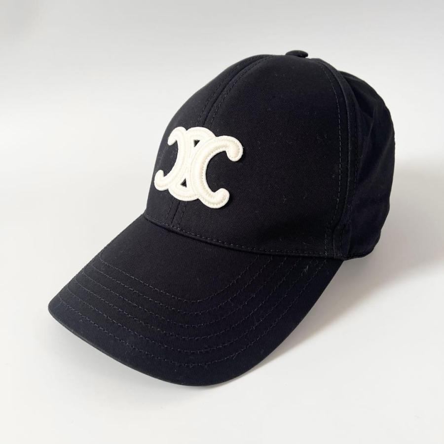 CELINE（セリーヌ） トリオンフ ベースボールキャップ コットン