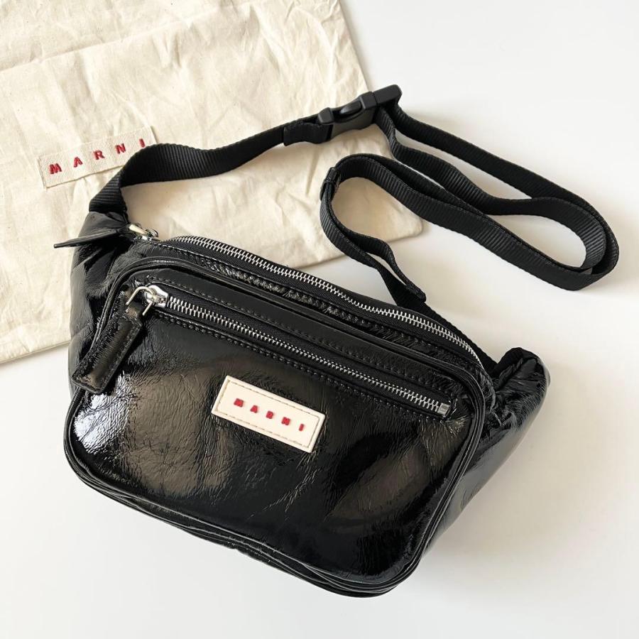 【正月のみ】マルニ ポーター MARNI x PORTER ウエストバッグ マルニ×ポーターのコレクション第4弾に新色「ネイビー」登場