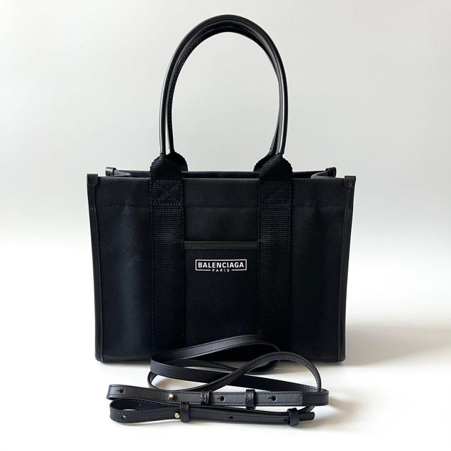 美品✨バレンシアガ ハードウェア 2way トートバッグ レザー ブラック 