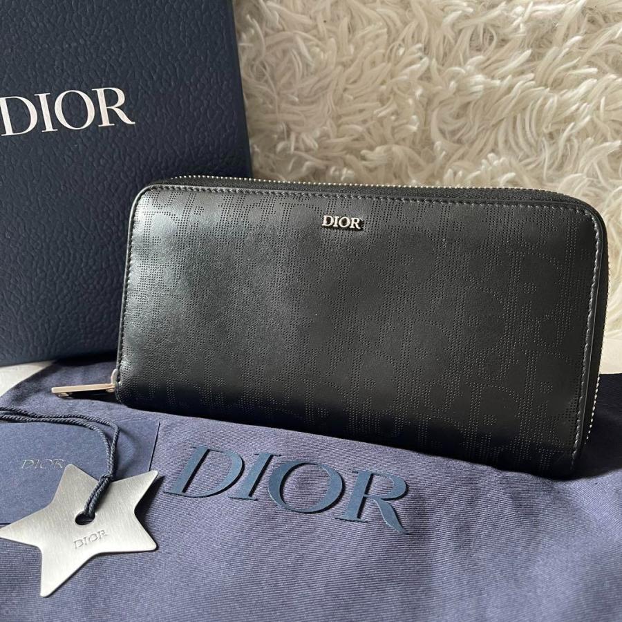 【新品未使用・現行品】ディオール オブリーク ラウンドジッピーウォレット 長財布 Christian Dior（クリスチャン・ディオール） DIOR ディオール