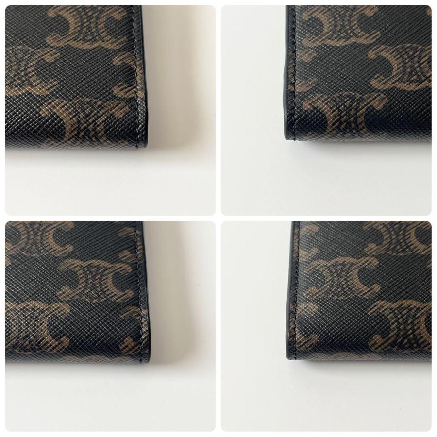 CELINE（セリーヌ） カードケース トリオンフキャンバス ブラック