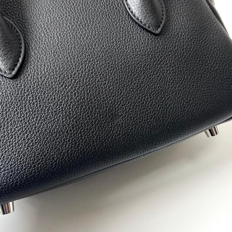 BONAVENTURA　ボナベンチュラ　2way　アヴァ 24　ハンドバッグ　レザー　ブラック　【中古】