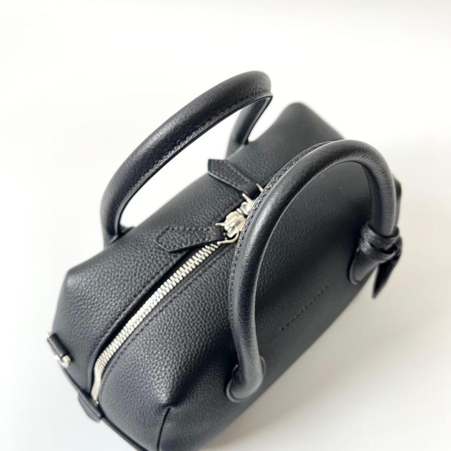 BONAVENTURA　ボナベンチュラ　2way　アヴァ 24　ハンドバッグ　レザー　ブラック　【中古】
