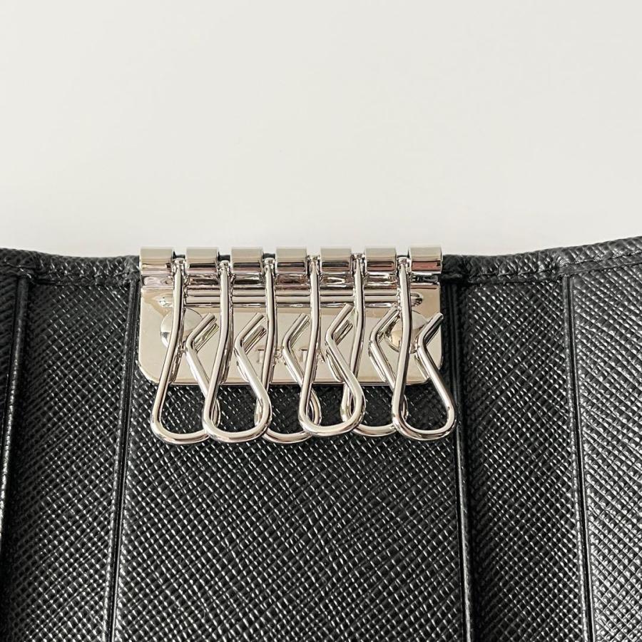 PRADA（プラダ） 6連キーケース トライアングルロゴ ナイロン