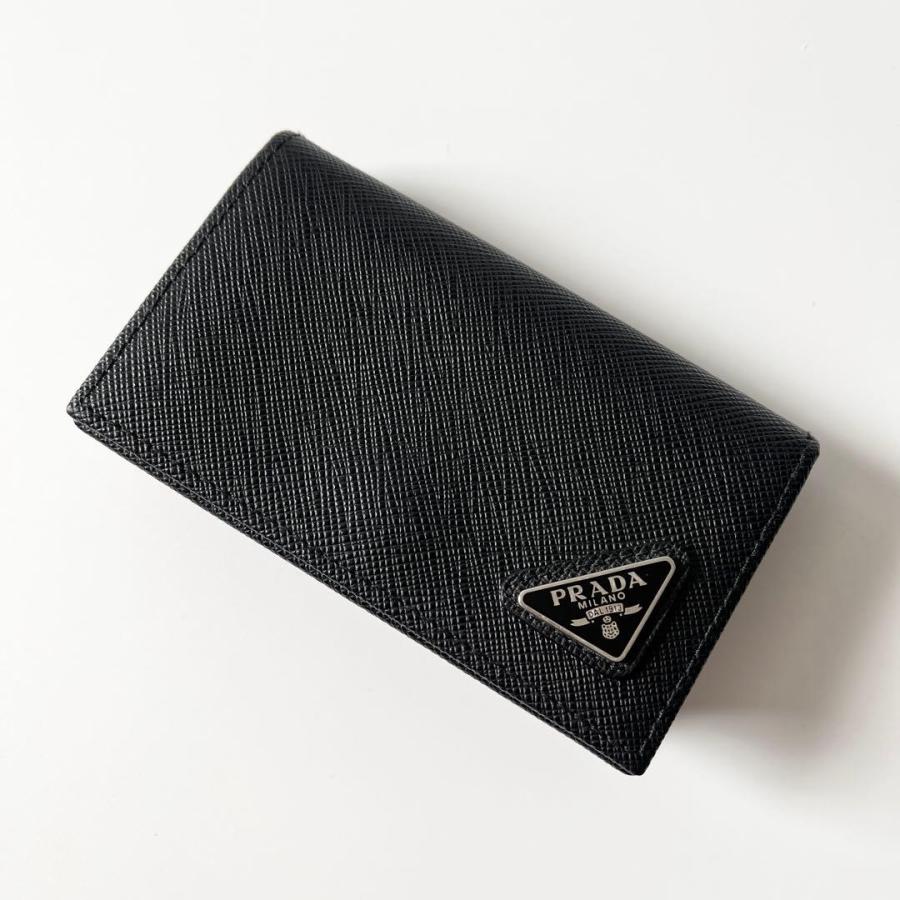 PRADA（プラダ） カードケース トライアングルロゴ サフィアーノレザー