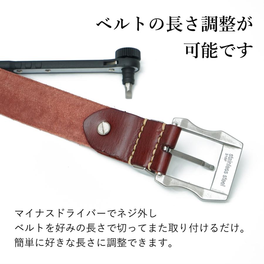 メンズベルト 本革 極厚ベルトオイルレザー ギフト おしゃれ おすすめ