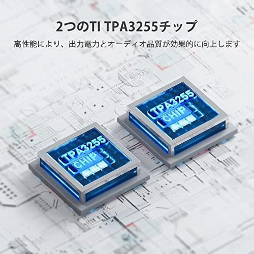 Fosi Audio BT30D PRO Hi-Fi Bluetooth 5.0 パワーアンプ TPA3255 2.1