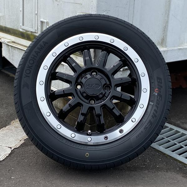 14インチ ホイールセット Yokohamaタイヤ GEOLANDAR S500P S510P ダイハツ ハイゼットトラックジャンボ リフト