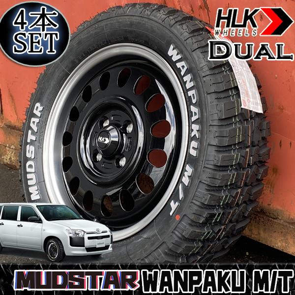 MUDSTAR サクシード プロボックスMUDSTAR WANPAKU MT 185/60R15