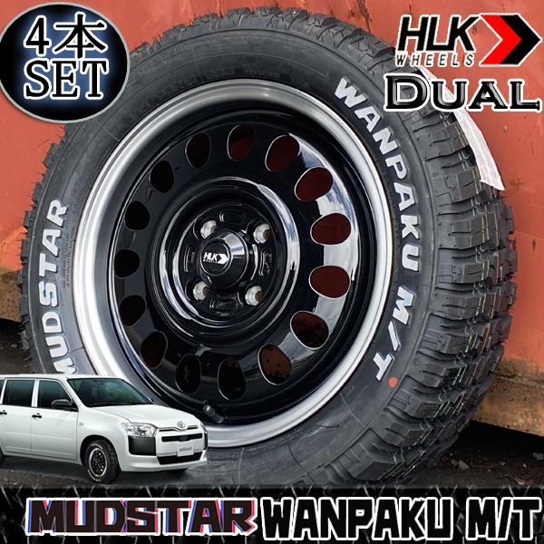 MUDSTAR サクシード プロボックスMUDSTAR WANPAKU MT 185/60R15