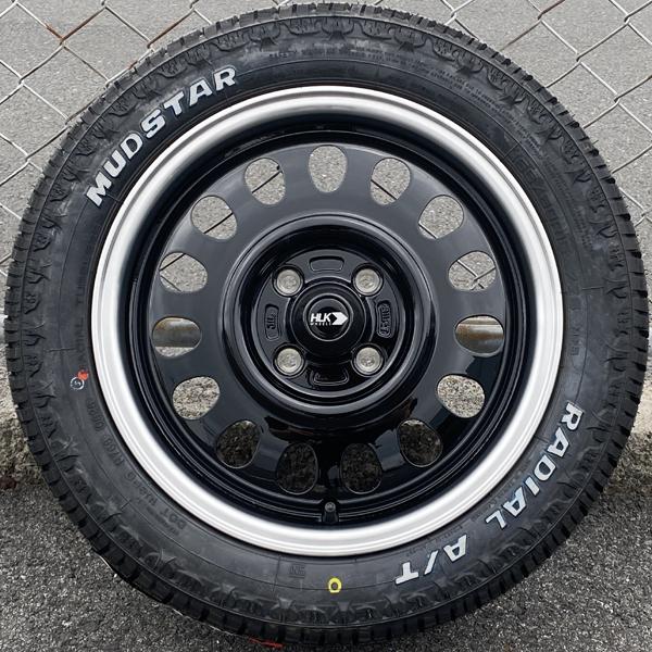 MUDSTAR 鉄チン風アルミホイール！ タフト ハスラー スペーシアギア