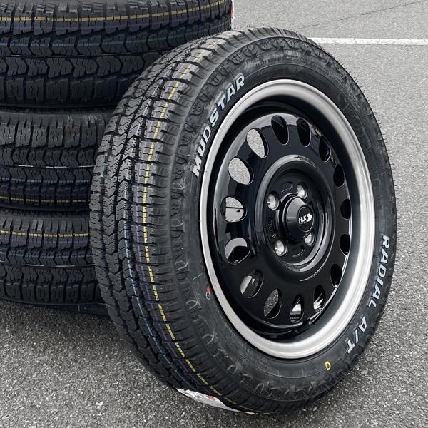 MUDSTAR 新品 15インチ タイヤホイール4本セット MUDSTAR RADIAL AT