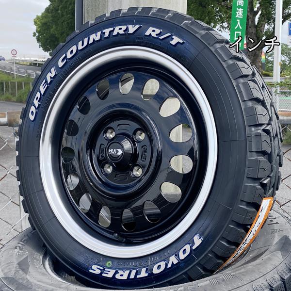 ミツビシ デリカミニ BA1A BA2A BA5A BA6A 15インチ 15x5j+45 TOYO OPENCOUNTRY RT 165/60R15 ホワイトレター 新品タイヤホイール4本の画像