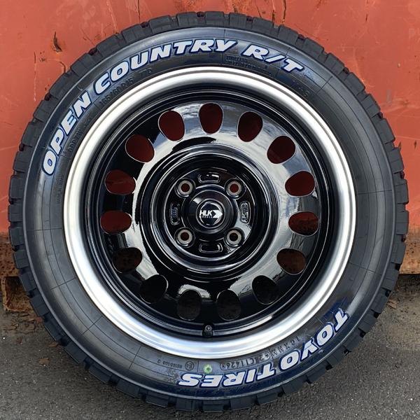 【極上タイヤ】新車はずし★タフト純正タイヤ&ホイール4本 ガンメタ走行10k未満 OPEN COUNTRY サマーセール!! 新品 デリカミニ タフト ハスラー 純正車