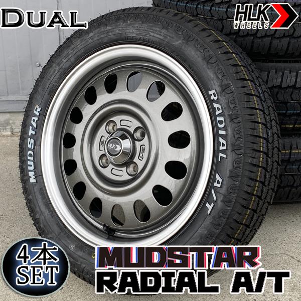 MUDSTAR 新品 15インチ タイヤホイール4本セット MUDSTAR RADIAL AT
