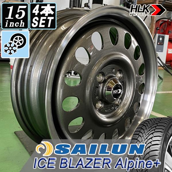 新品 15インチ スタッドレスタイヤホイール4本 プロボックス