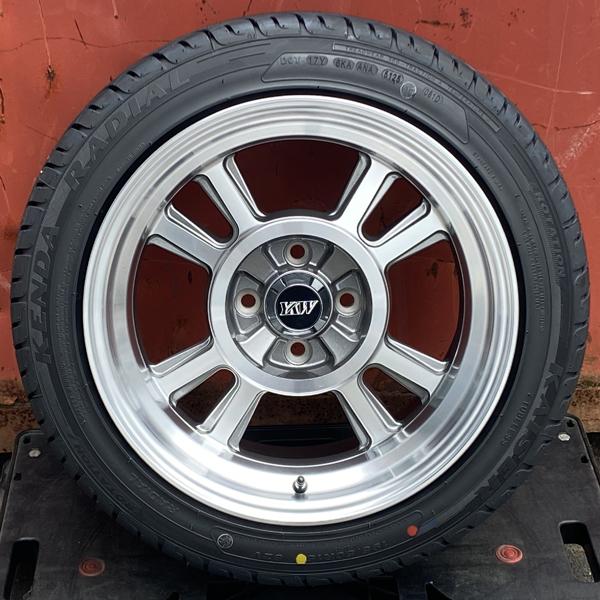 新品 タイヤホイール4本SET 15x8.25J +20 PCD100 4穴 KENDA ケンダ