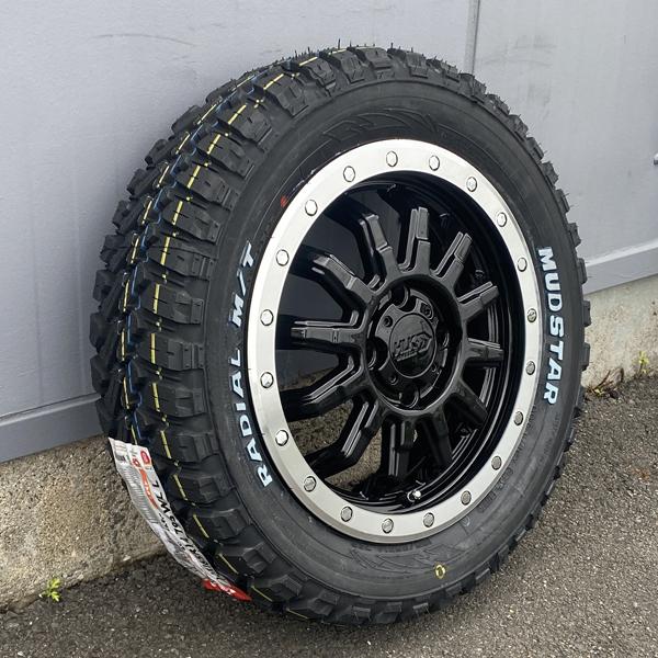 カスタムエディション　軽四　軽トラ　165/65R14 MUDSTAR 軽トラ 軽バン カスタム！リフトアップ 14インチ タイヤ