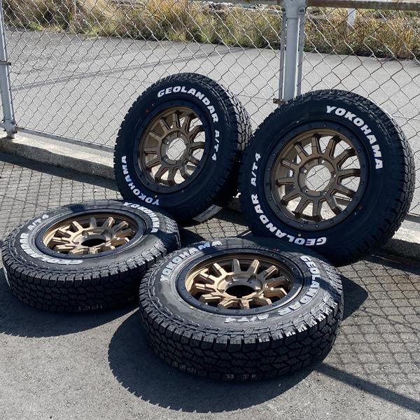 美品 ジムニー jb64 純正 タイヤホイール　4本セット GEOLANDAR ジムニー 純正車高装着！ JB64 16インチ タイヤホイール4本