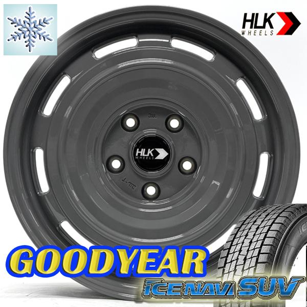 アイスナビ SUV HLK SOLID セメントグレー 国産スタッドレス 4本セット
