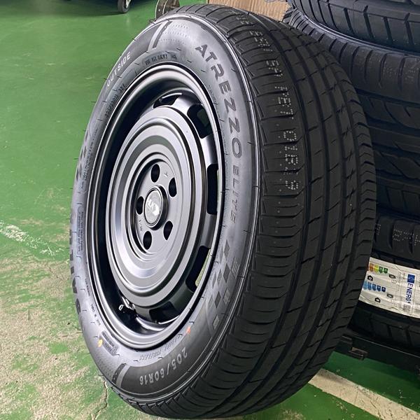 ステップワゴン プリウスα 新品タイヤホイール4本セット 16インチ 205