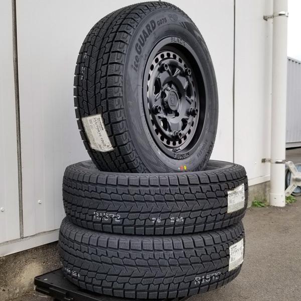 バリ溝‼️ ICE GUARD 215/70/R16 スタットレスタイヤホイール 