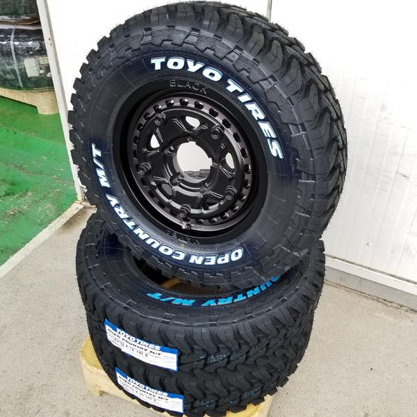 TOYO OPEN COUNTRY M/T リフトアップ M/T 225/75R16 16インチ タイヤホイール 4本セット JA JB スズキ SUZUKI ジムニー Black Mamba｜aladdin-wheels｜04