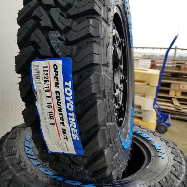 TOYO OPEN COUNTRY M/T リフトアップ M/T 225/75R16 16インチ タイヤホイール 4本セット JA JB スズキ SUZUKI ジムニー Black Mamba｜aladdin-wheels｜09