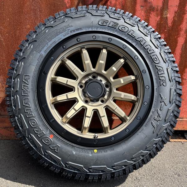 GEOLANDAR ブラックレター 新品タイヤホイール4本セット ヨコハマ