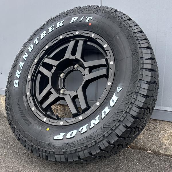 ジムニー シエラ JB74 アルミホイールタイヤセット　DUNLOP AT20 GRANDTREK スズキ ジムニーノマド JC76 ジムニーシエラ JB74 16インチ