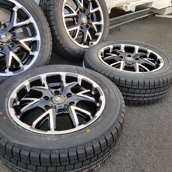 新品 スタッドレス 17インチ タイヤホイール 4本セット 200系 ハイエース レジアスエース ナンカン SNC-1 215/60R17C｜aladdin-wheels｜12