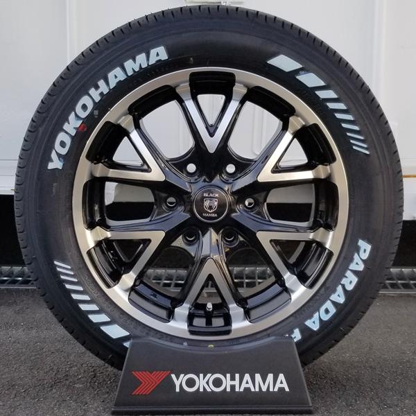 新品 車検対応 ホワイトレター YOKOHAMA PARADA PA03 215/60R17 200系 ハイエース レジアスエース 17インチ タイヤホイール 4本セット 8PR LT｜aladdin-wheels｜03