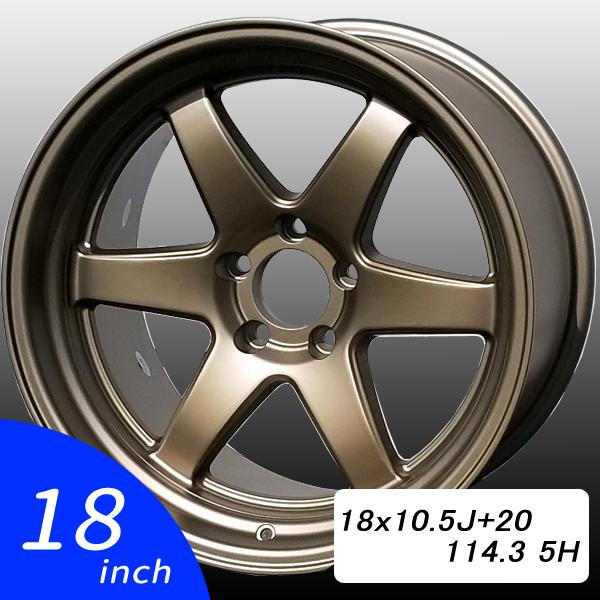 最適な価格 18インチ アルミホイール 18x10 5j Pcd114 3 5h 1本 Hlk マットブロンズ 段リム 深リム スタンス Usdm ドリフト ドリケツ セダン クーペ 最先端 Iniciatupyme Cl
