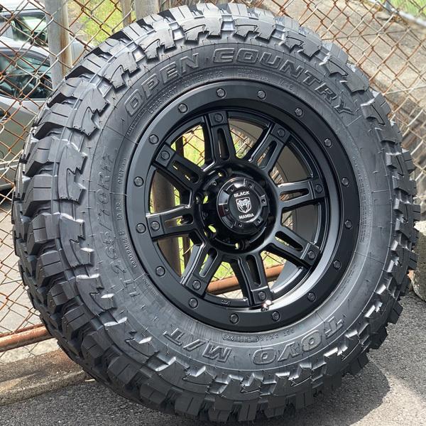 マッドタイヤ 新品 17インチ タイヤホイールセット FJクルーザー TOYO OPENCOUNTRY MT 265/65R17 265/70R17 ブラックレター｜aladdin-wheels｜02