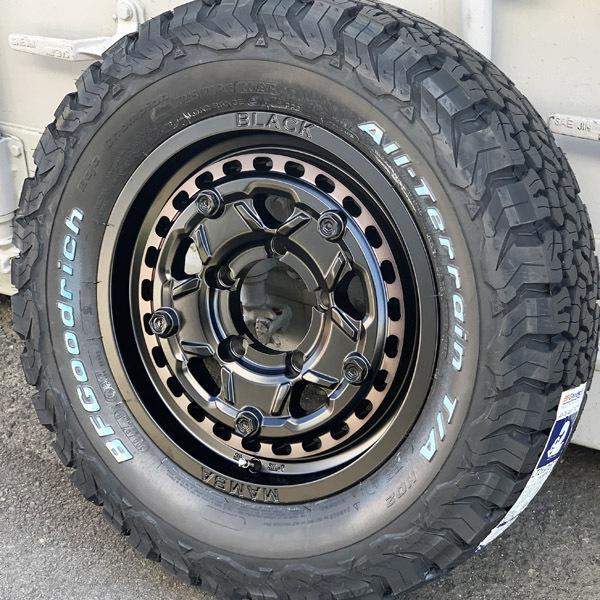 ジムニーホイール　139.7 5穴　アルミホイール ジムニー jimny タイヤホイール139.7 work カスタムja22jb64