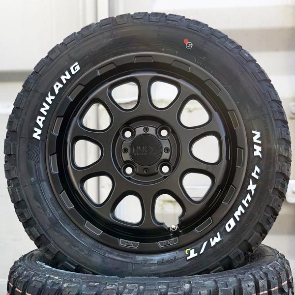 マッドタイヤ エブリイワゴン DA17W DA64W DA62W タイヤホイールセット 14インチ 新品 4本 ナンカン FT9 165/65R14 ホワイトレター リフトアップ｜aladdin-wheels｜03