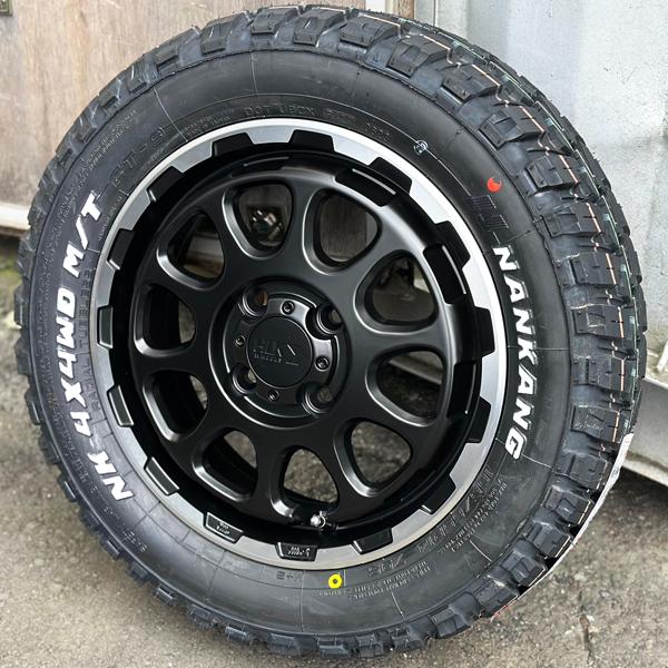 マッドタイヤ エブリイ DA17V DA64V DA62V タイヤホイールセット 14インチ 新品 4本 ナンカン FT9 165/65R14 ホワイトレター リフトアップ｜aladdin-wheels｜06