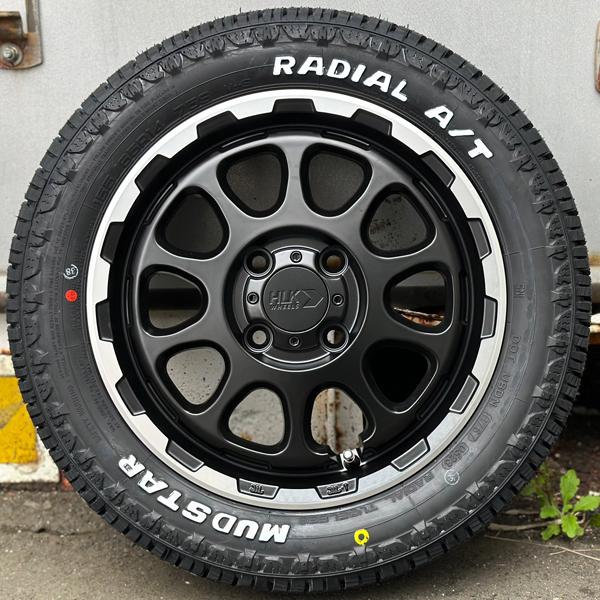 新品 エブリイ DA17V DA64V DA62V 14インチ タイヤホイール 4本セット マッドスター ラジアル A/T 155/65R14 ホワイトレター｜aladdin-wheels｜02