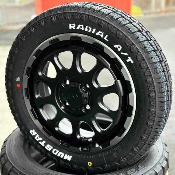 普通タイヤ　14インチ セット MUDSTAR ノーマル車高対応!! 新品 ハイゼット トラック ジャンボ