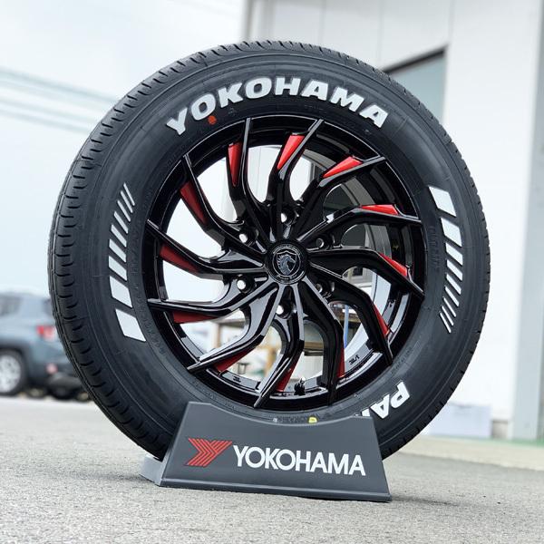 新品 200系 ハイエース レジアスエース 16インチタイヤホイールセット 車検対応 ヨコハマ パラダ PA03 215/65R16 ホワイトレター ドレスアップ 純正車高装着可能|aladdin-wheels|04
