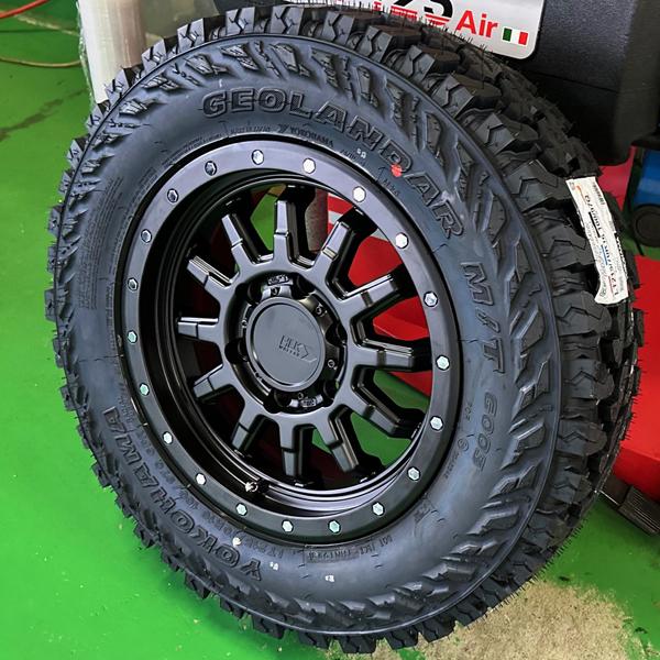 国産マッドタイヤ ハイエース16インチタイヤホイールセット 4本 ヨコハマ ジオランダー MT G003 215/65R16 リフトアップ キャンプ オフロード｜aladdin-wheels｜05