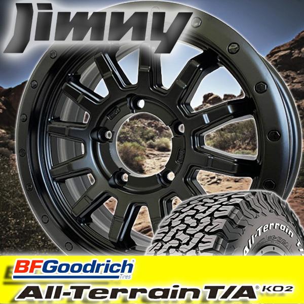 5本セット 新品 BFグッドリッチ KO2 ジムニー JB64 JB23 JB22 JA11 JA12 16インチ タイヤホイール 215/70R16 ホワイトレター｜aladdin-wheels｜02