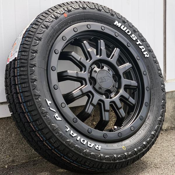 ◇送料込み◇ 155/65R14 新品タイヤホイール4本　ホワイトレター MUDSTAR 14インチ 軽トラ 軽バン タイヤホイールセット 4本 ホワイト