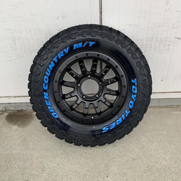 ジムニー JB64 JB23 JA11 新品 16インチタイヤホイールセット TOYO トーヨー オープンカントリー M/T 225/75R16 ホワイトレター ジムニー ホワイトレター