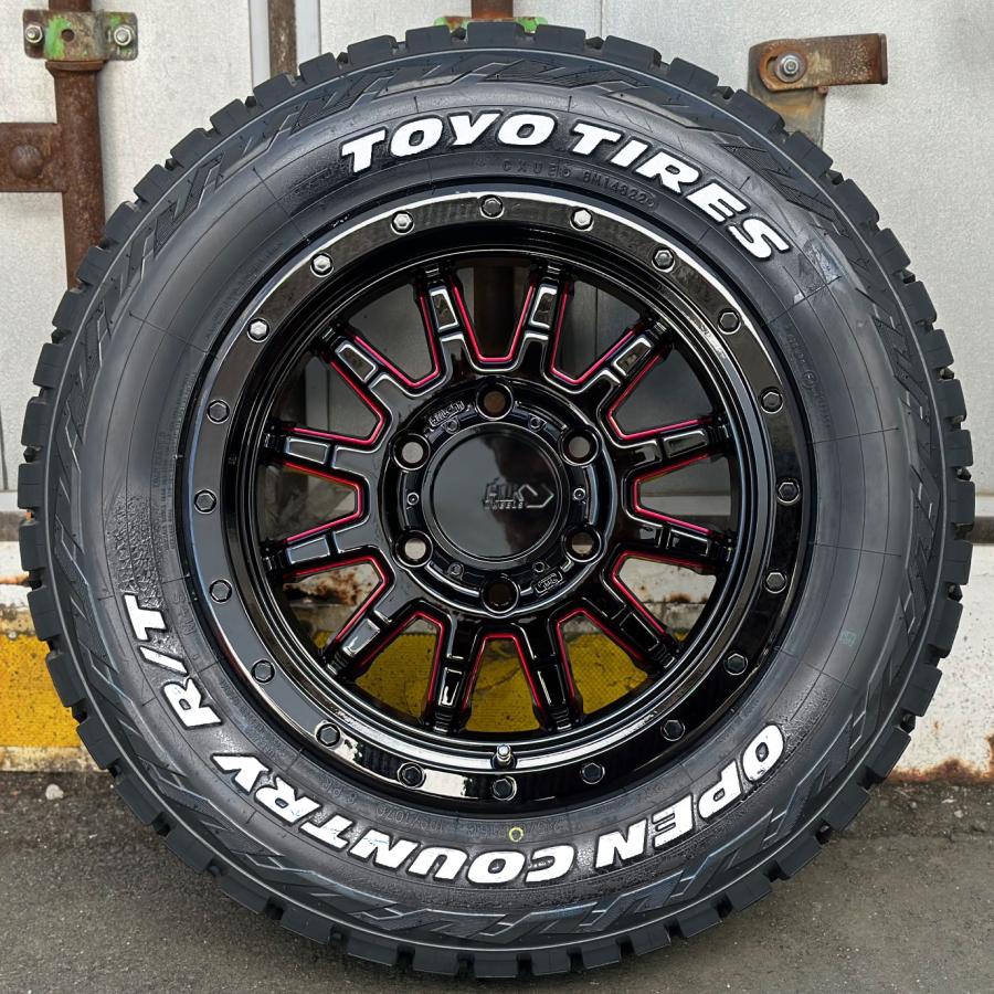 車検対応 ハイエース 200系 16インチ タイヤホイールセット 4本 