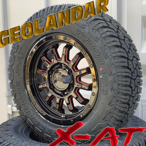 大注目 0系ハイエース レジアスエース 16インチタイヤホイールセット 新品 ロックフォース Yokohama Geolandar Xat G016 215 70r16 高い素材 Regionmarket Store